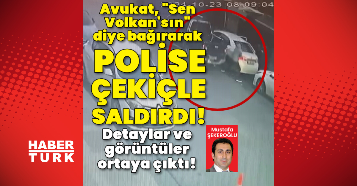 Avukattan polise çekiçli saldırı! Detaylar ve görüntüler ortaya çıktı