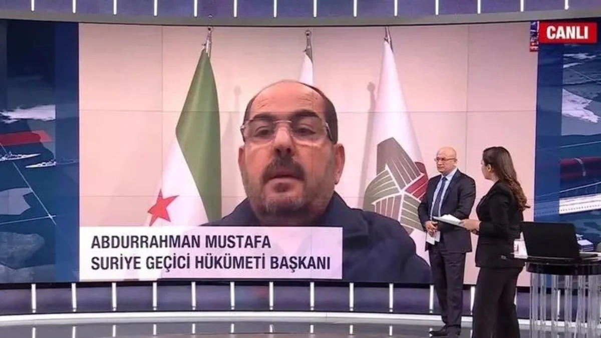 Suriye Geçici Hükümeti Başkanı Abdurrahman Mustafa: Halep’teki terör yuvaları da temizlenecek