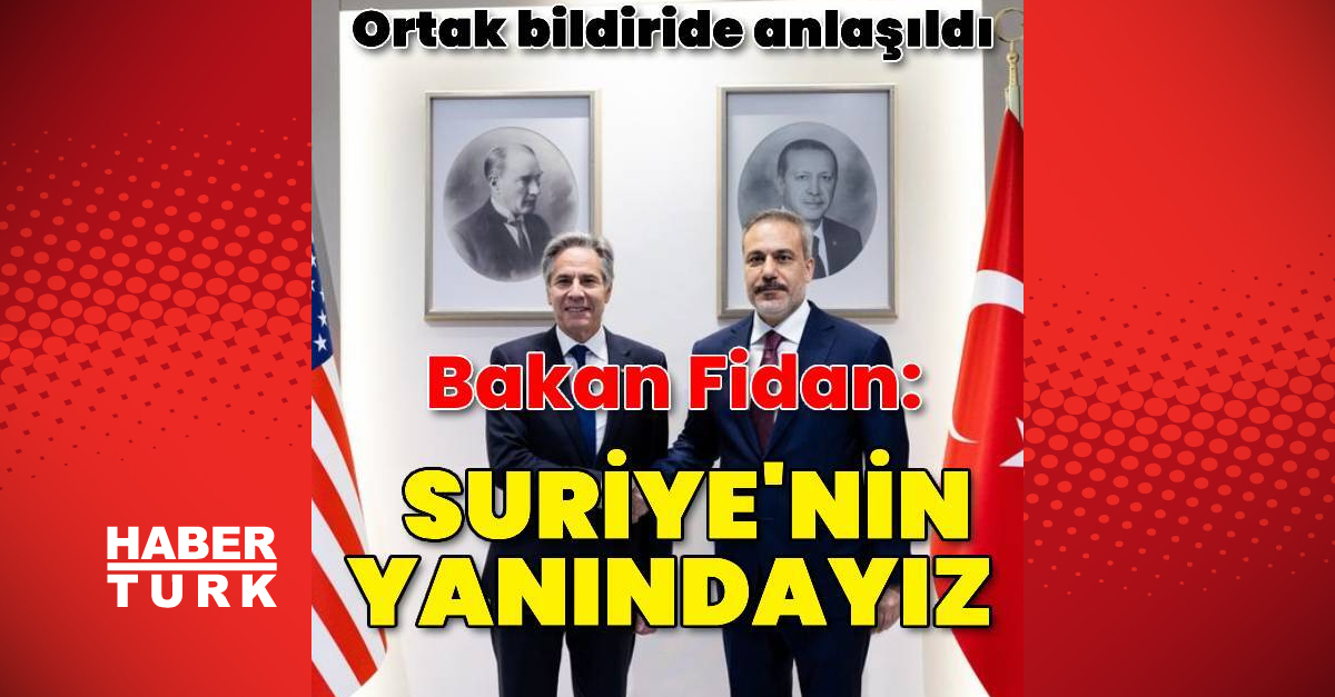 Türk, Arap ve ABD Dışişleri Bakanları Suriye için ortak bildiride anlaştı