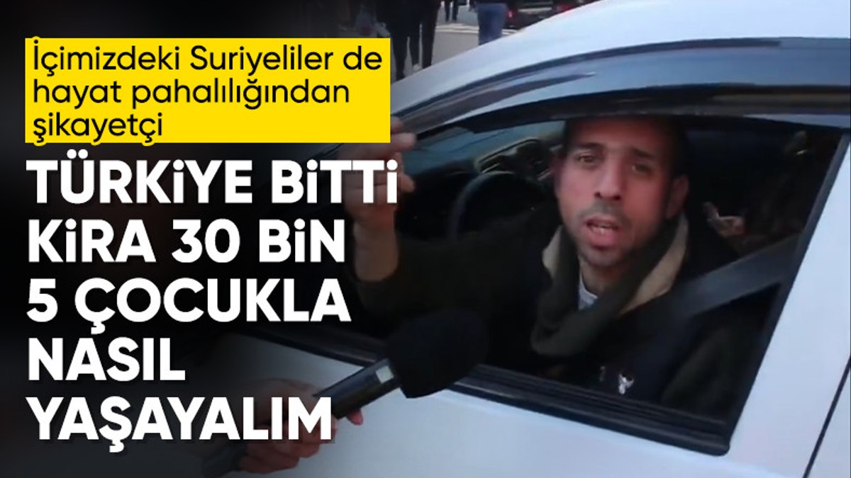 Esenyurt’ta aracını durdurup sokak röportajına dahil oldu: Suriyelinin ekonomi sitemi