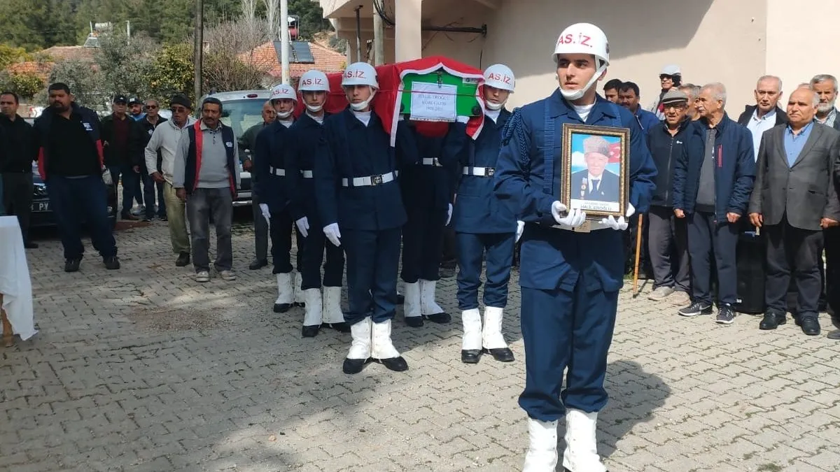 Kore Gazisi Seydikemer’de son yolculuğuna uğurlandı