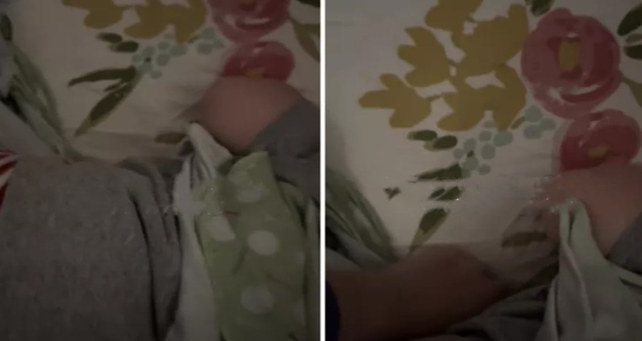 Bebek kamerasından garip bir ses duydu: Beşikte bulduğu şey karşısında şoke oldu