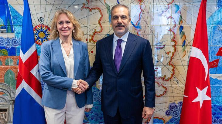 Dışişleri Bakanı Hakan Fidan, İzlandalı mevkidaşı Gunnarsdottir ile görüştü